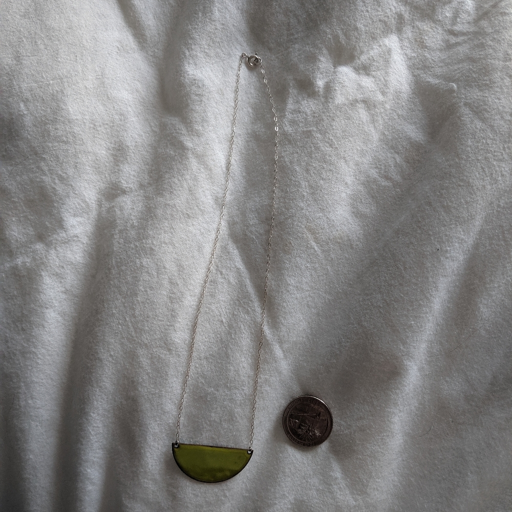 Reverseable Halfmoon Necklace